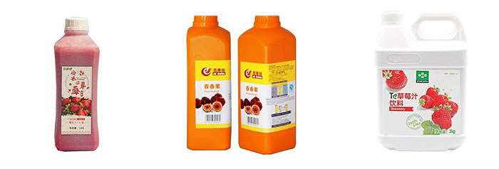 全自動(dòng)果汁果醬灌裝機(jī)設(shè)備樣品展示